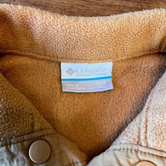 Columbia Kids Steens Mountain 1/4 Snap Fleece Pullover Two-Tone Yellow/Blue - Picture 4 of 11